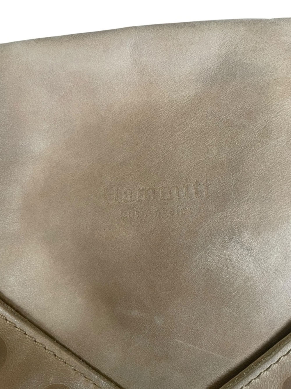Hammitt Taupe Leather Crossbody Bag - Picture 3 of 8